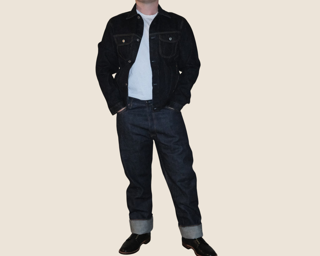 Benzak BDJ-05 Trucker Jacket - 14 oz Forties Era Selvedge